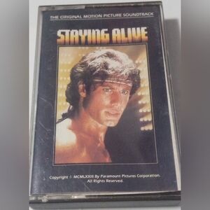 Staying Alive Soundtrack Cassette Tape 1983 John Travolta